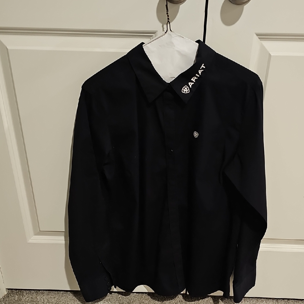 Ariat Midnight Black Collared Shirt